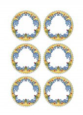 The Mia Limoncello Servis Tabağı 6lı Set 26 cm - 1