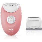 BRAUN SİLK-ÉPİL 3 3440 KABLOLU KURU KULLANIM 2 EK ATAÇMANLI EPİLATÖR / EPİLASYON - 1