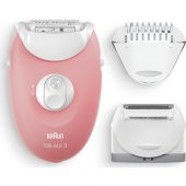 BRAUN SİLK-ÉPİL 3 3440 KABLOLU KURU KULLANIM 2 EK ATAÇMANLI EPİLATÖR / EPİLASYON - 5