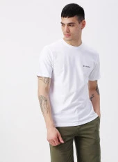 Columbia Csc Basic Logo™ Shirt Erkek Tişört Beyaz - 1