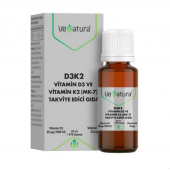 Venatura Vitamin D3 ve Menaquinon 7 Takviye Edici Gıda 20 ml - 1