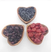 3'lü Karışık Kuruyemiş ( Yaban Mersini + Yer Çileği + Özbek Üzümü ) 3000 Gram - 1