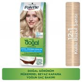 Palette Kalıcı Doğal Renkler Set Boya 12-1 Küllü Buzul Sarısı - 2