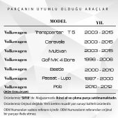 VW T5,Golf 4, Passat için Orta Konsol Kolçak Alt Kapağı - BEJ - 3