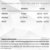 VW T5,Golf 4, Passat için Orta Konsol Kolçak Alt Kapağı - SİYAH - 10