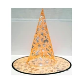 Halloween Cadılar Bayramı Turuncu Balkabağı Simli Cadı Şapkası-Halovin Partisi Kostümleri - 1