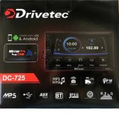 HYUNDAİ GETZ UYUMLU EFSANE DRİVETECH DC 725 OTO DOUBLE TEYP + 7 İNÇ +4×60 WATT SES GÜCÜ - 4