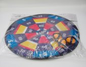 Yapışkanlı Hedef Dart Hedef Tahtası 3 Top Cırt Cırtlı Dart Seti 37 cm Canaveral Meridyendukkan - 1