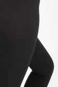 AuraFit ART-4102 Yüksek Bel Fitilli Toparlayıcı İnterlok Beli Kalın Lastikli Kadın Örme Tayt - 6