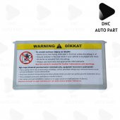 Mercedes C Class W203 2001-2007 için Güneşlik Ayna Kapağı-GRİ - 1