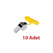 Metal Ipli Hakem ve Deprem Düdüğü (10 Adet) - 1