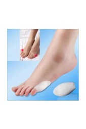 Nakres 1 Çift Ayak Serçe Parmak Bunyon Kemik Koruyucu Makarasız Nasır yara Koruyucu thumbnail 2