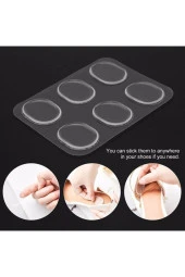 Nakres 1 Çift Ayak Nasır Koruyucu Silikon 6'li Nokta Silikon Ped Ayak Vurma Önleyici thumbnail 5