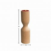 Ahşap Şamdan 14cm ŞA55 - 1