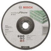 Bosch - 180*3,0 mm Standard Seri Bombeli Taş Kesme Diski (Taş) - 1