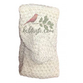 Kadın Kışlık Örgü Bandana Beyaz - 1