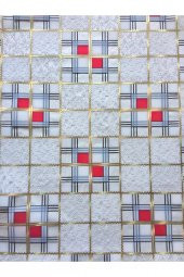 ŞEFFAF DESENLİ MASA ÖRTÜSÜ 1,4 mm 80 cm X 170CM - 1