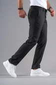 ECER BELİ LASTİKLİ İPLİKLİ REGULAR FİT KIŞLIK KUMAŞ PANTOLON - 8