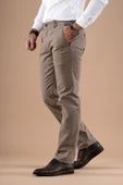 KLASİK KESİM KIŞLIK DOKULU PAMUKLU GABARDİN PANTOLON thumbnail 2