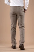 KLASİK KESİM KIŞLIK DOKULU PAMUKLU GABARDİN PANTOLON thumbnail 3