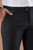 SLİMFİT KIŞLIK ARMÜRLÜ PAMUKLU GABARDİN PANTOLON - 9