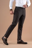 REGULAR FİT KIŞLIK ARMÜRLÜ GABARDİN PANTOLON - 3