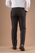 REGULAR FİT KIŞLIK ARMÜRLÜ GABARDİN PANTOLON - 4