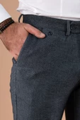 REGULAR FİT KIŞLIK ARMÜRLÜ GABARDİN PANTOLON - 9