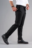 REGULAR FİT KIŞLIK ARMÜRLÜ GABARDİN PANTOLON - 10