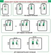 MicroFit Dört KenarLastikliÇİFT KişilikSu SıvıGeçirmezYatak AleziYatakKoruyucu150x200CMPamuklu Beyaz - 7