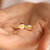 Altın Çocuk Küpesi Balloon Mineli thumbnail 2