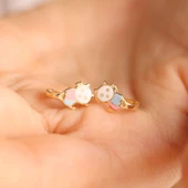 Altın Çocuk Küpesi Bayb Mineli thumbnail 2