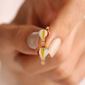 Altın Çocuk Küpesi Balloon Mineli thumbnail 1