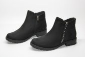 LADYPARK KAYMAZ KAUÇUK TABAN FERMUARLI KADIN BOT - 4