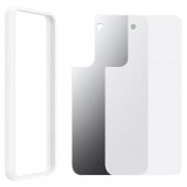 Samsung S22+ Plus Çerçeveli Kılıf - Beyaz EF-MS906CWEGWW thumbnail 5