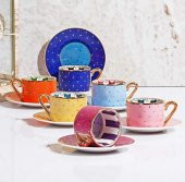 Kosova FNC-12 Bone China 6 Lı Nescafe Seti - 1
