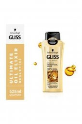 GLISS ŞAMPUAN ULTIMATE OIL ALIXIR 525ML-ÇOK İŞLEM GÖRMÜŞ YIPRANMIŞ SAÇ - 1