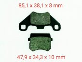 MONDIAL SPİDER 250 X ÖN FREN BALATASI FA416 - 1