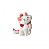 Çocuk Odası Mobilya Kulp Dolap Düğme Beyaz Kedi - 1