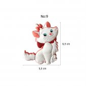 Çocuk Odası Mobilya Kulp Dolap Düğme Beyaz Kedi - 2