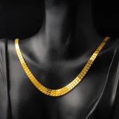 Maraş Zincirli 14 Ayar Altın Gerdanlık Kolye thumbnail 4