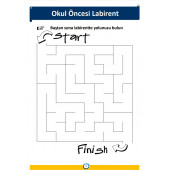 Okul Öncesi Labirent Kitabı (2-6 Yaş) - 2