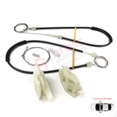 BMW X6 E71 E72 2007-2015 İçin Elektrikli Ön Sağ veya Sol Kapı Cam  Kriko Tamir Seti - 3