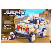 Ausini Army 104 Parça Askeri Jeep - 2