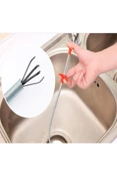 Nakres Lavabo Açma Teli Paslanmaz Çelik Esnek Lavabo Tıkanıklığı Açıcı Tel - 1