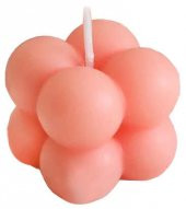 MUM BUBBLE MAKARON PEMBE 3,5X3,5 CM 1 ADET - 1