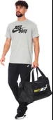 Nike Nsw Tee Just Do It Swoosh Erkek Gri Günlük Stil Tişört AR5006-063 - 3