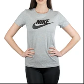 W Nsw Tee Essntl Icon Futura Kısakol Kadın T-Shirt gri - 2