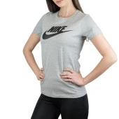 W Nsw Tee Essntl Icon Futura Kısakol Kadın T-Shirt gri - 1