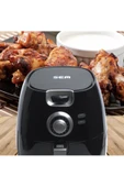 Sem Aircook Yağsız Kızartma Sıcak Hava Fritöz - Airfryer 5 Lt 1650 Watt - 6